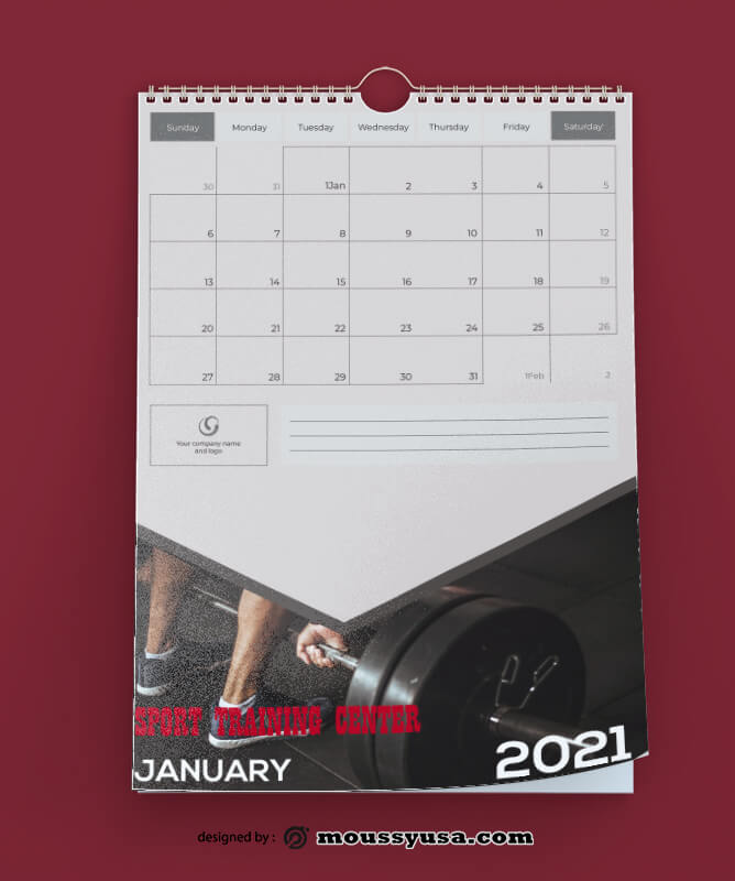 3+ Sport Training Calender Templates Example Mous Syusa