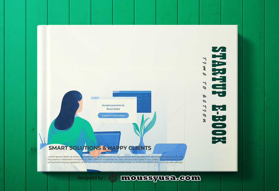 Startup Business Book Cover Template Design