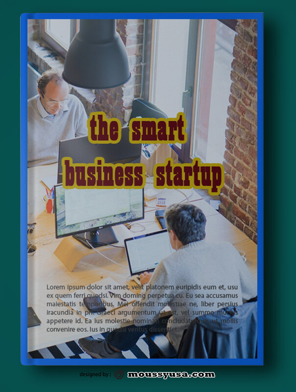 Startup Business Book Cover Template Example