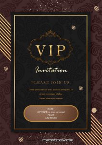 3+ VIP Invitation templates ideas | Mous Syusa