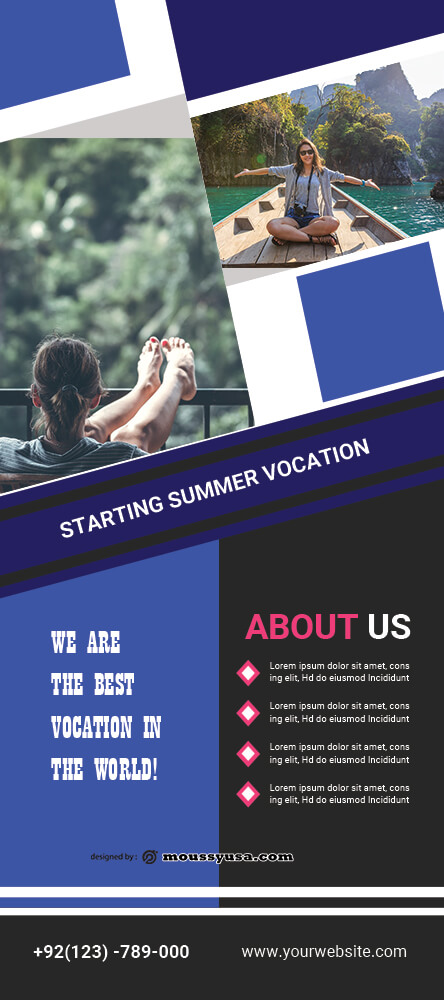 Vacation Banner Template Design