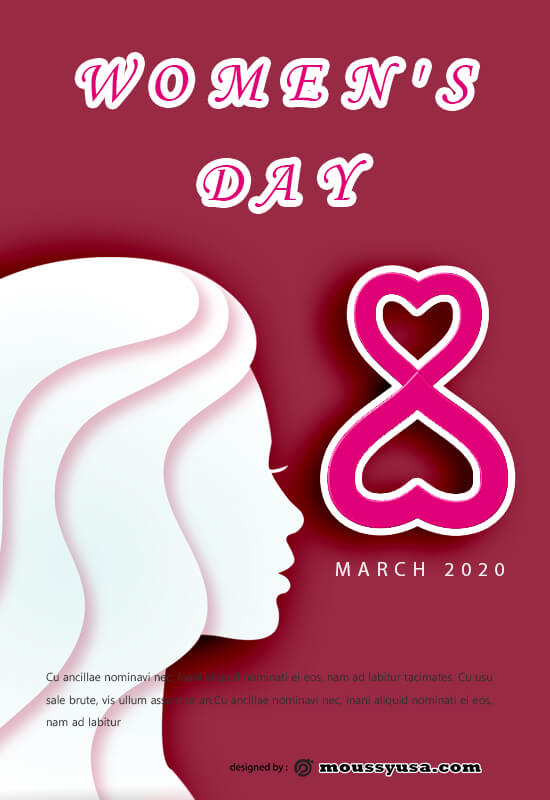 Womens Day Poster Template Sample