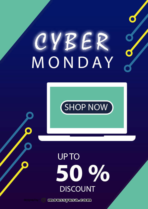 cyber monday deal flayer