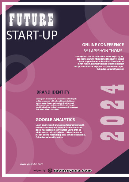 sample future startup flyer templates