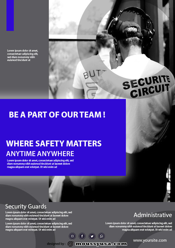 security guard template ideas