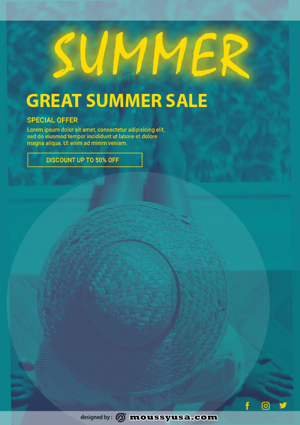 summer sale template ideas