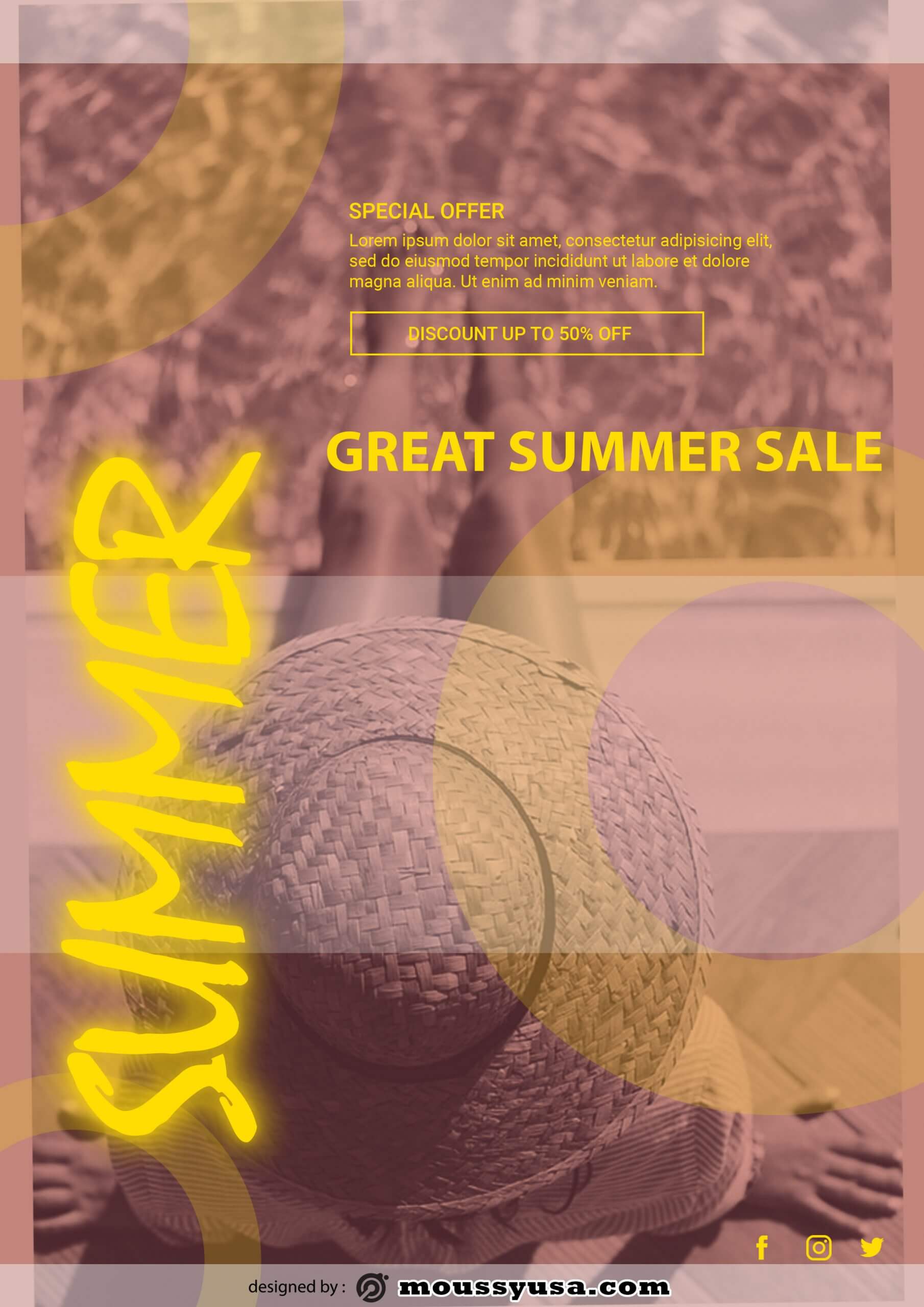 summer sale template sample