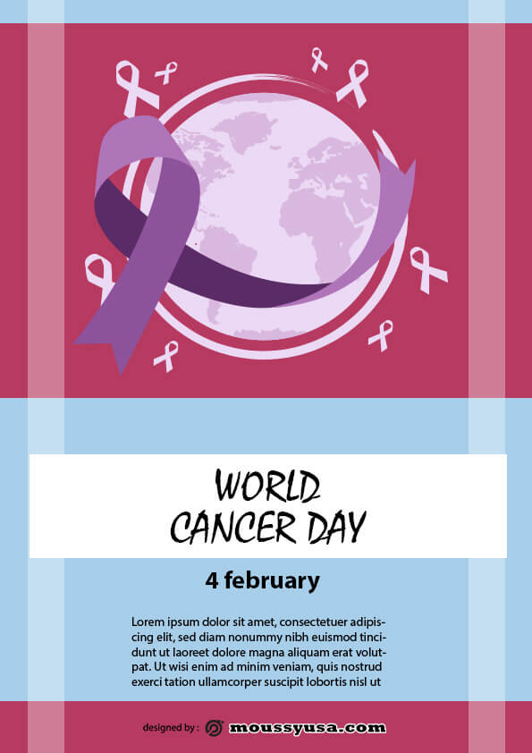 world cancer day flyer template ideas