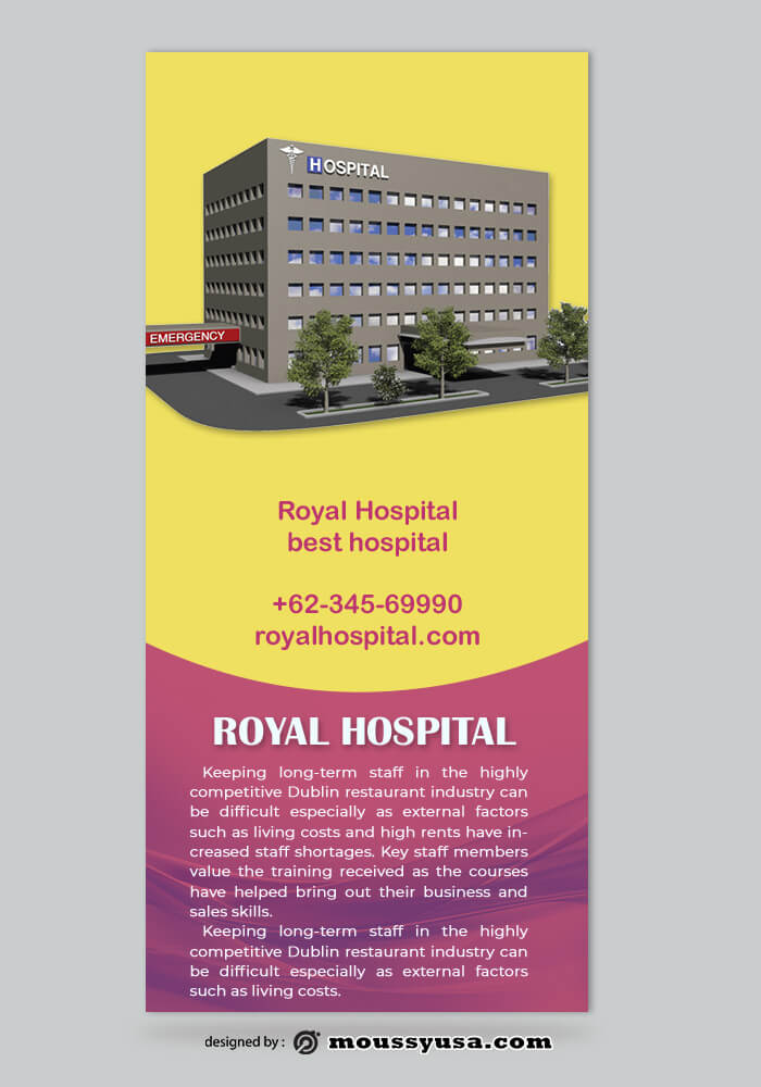 Hospital Rack Card Design Ideas