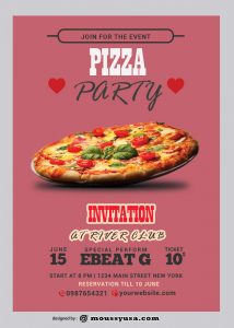 3+ Pizza Party Invitation Templates Sample | Mous Syusa