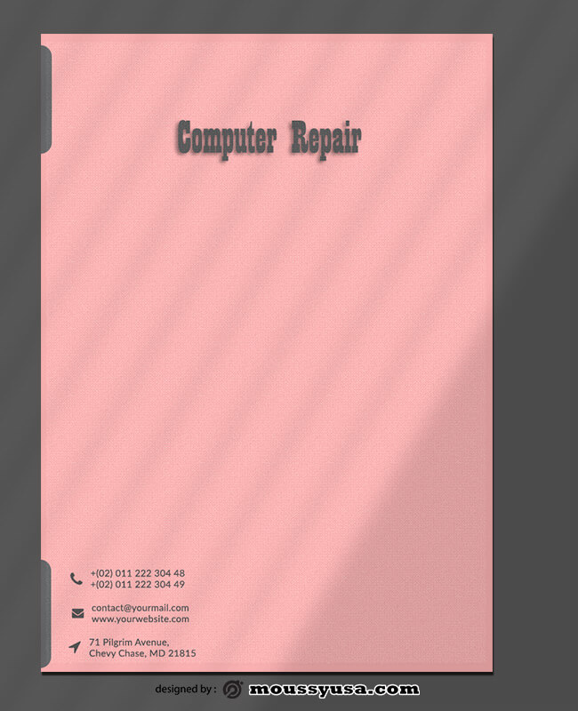 Sample Computer Repair Letterhead Template