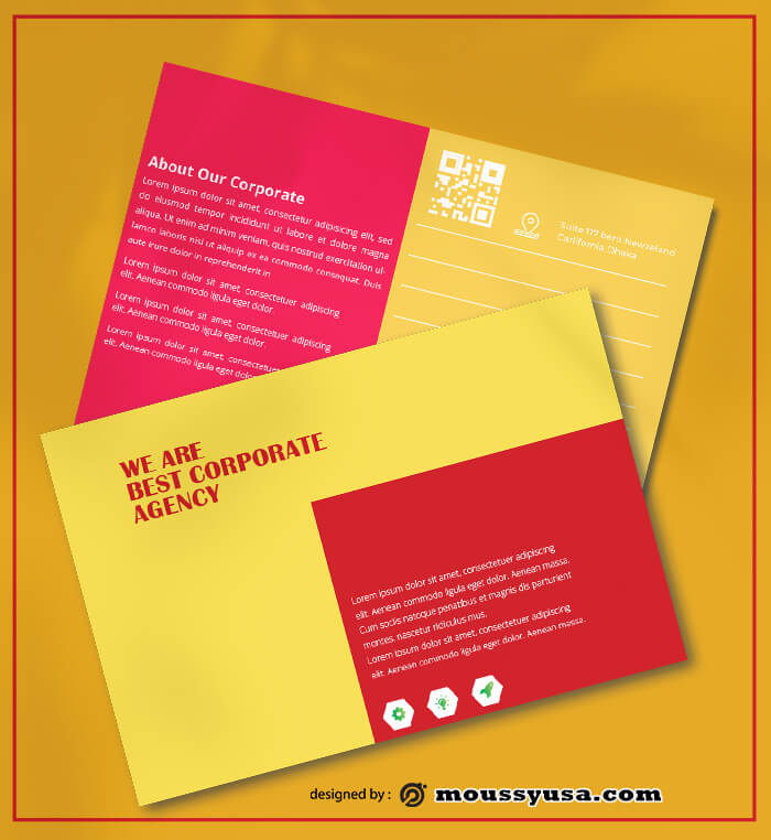 Corporate Postcard Design Ideas