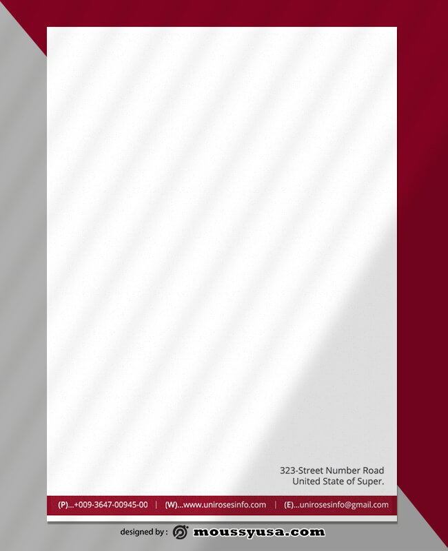 Creative Business Letterhead Design Template