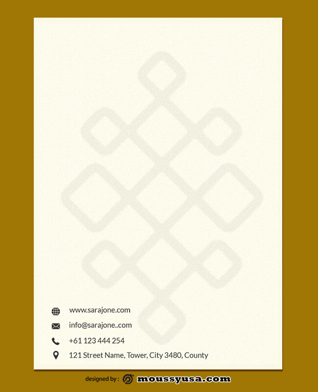 Event Planner Letterhead Design Template