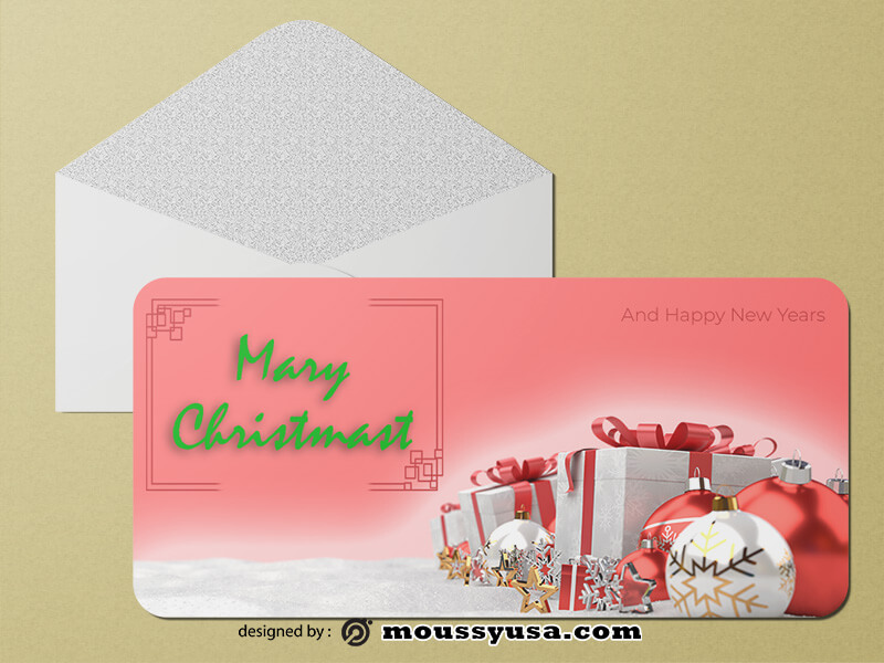 PSD Christmas Greeting Card templates