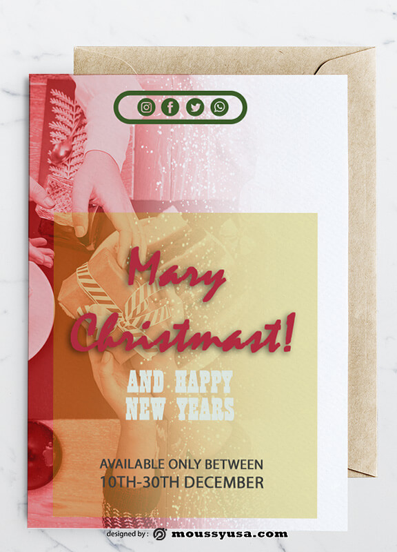 Sample Christmas Greeting Card templatess