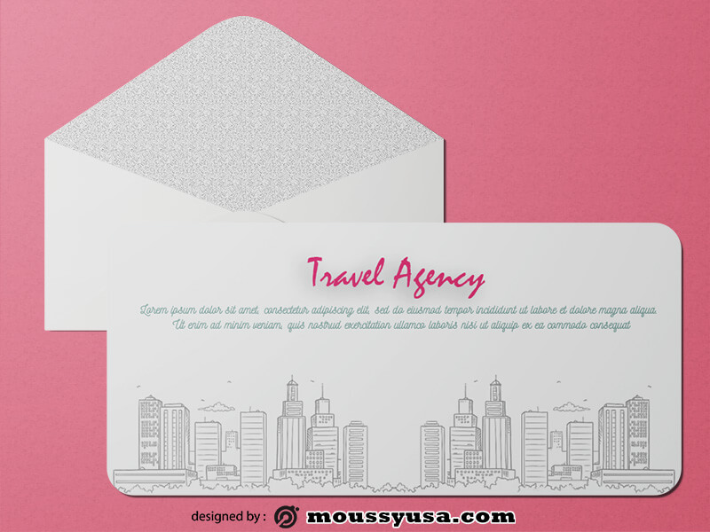 Travel Agency Greeting Card templates Ideas