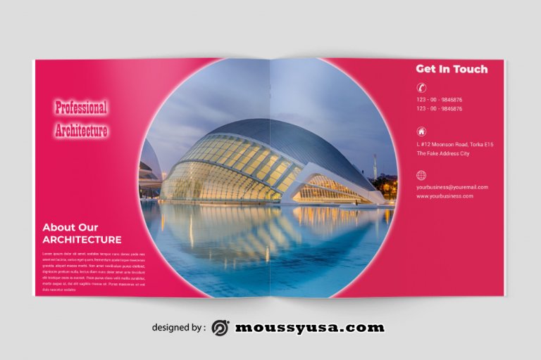 3+ Architecture Catalog template in PSD Mous Syusa
