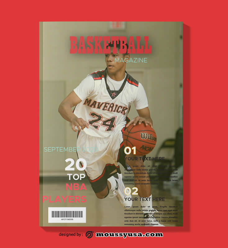 Basketball Magazine templates Example