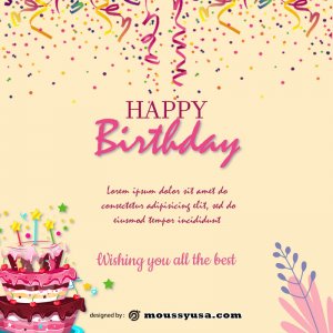 Birthday Banner in photoshop free download | Mous Syusa