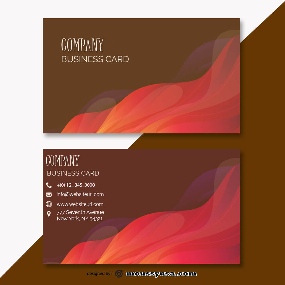 Business card Template in photoshop free download