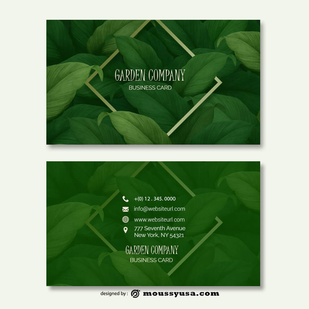 Business card Template in photoshop