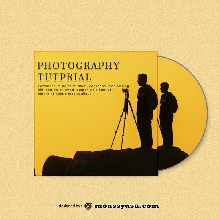 10+ Printable CD Cover Template example psd design Mous Syusa