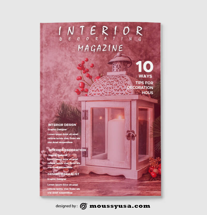 Decorating Magazine templates Ideas