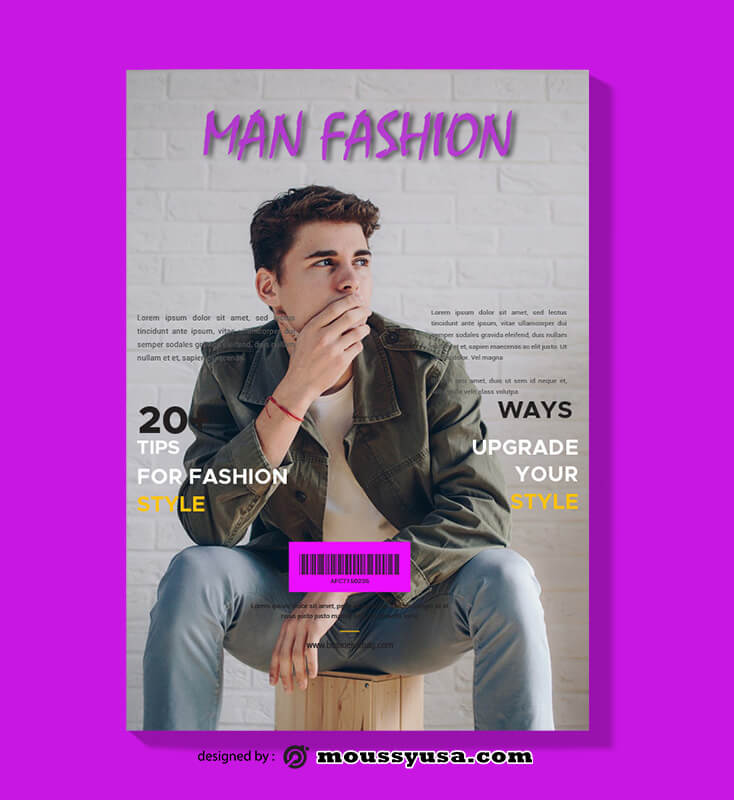 Fashion Magazine templates Example