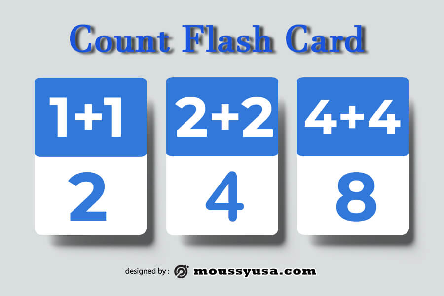 Flash Card free psd template