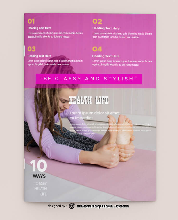 Health Magazine templates Ideas