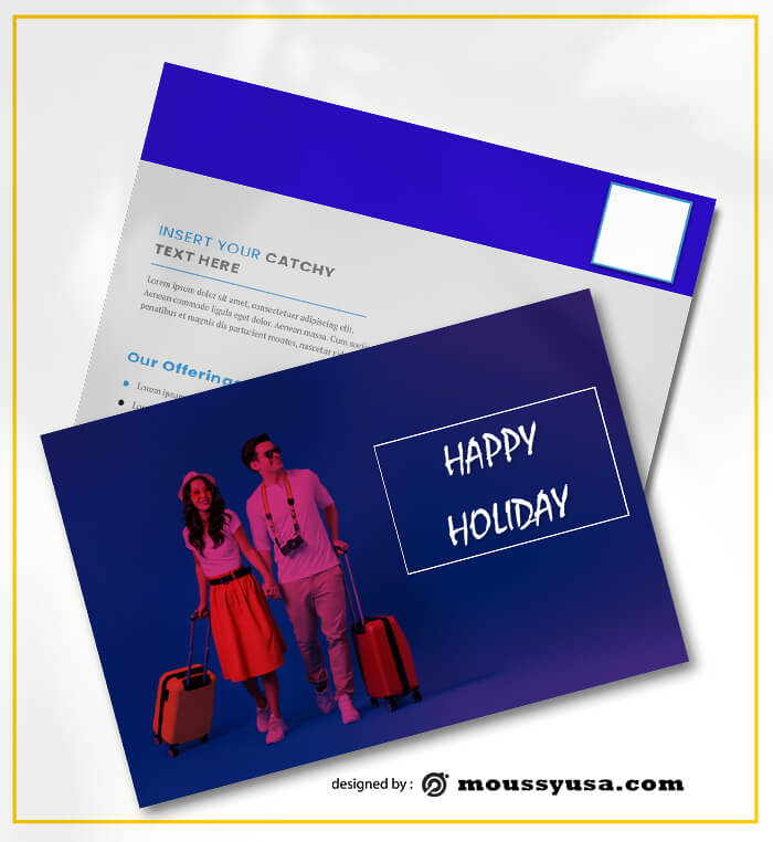 Holiday Postcard templatess Ideas