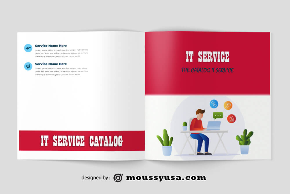 IT Service Catalog templatess Design