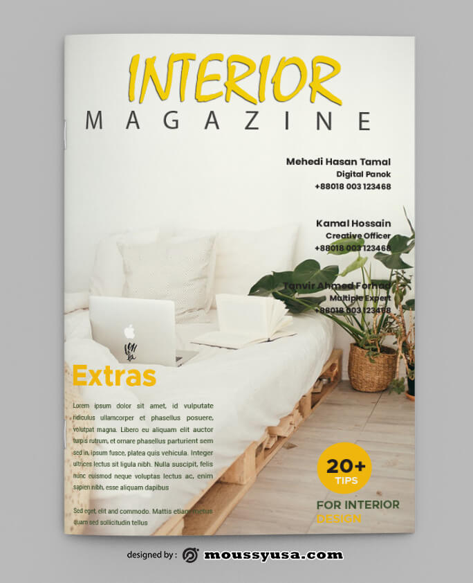 Interior Magazine Design templates