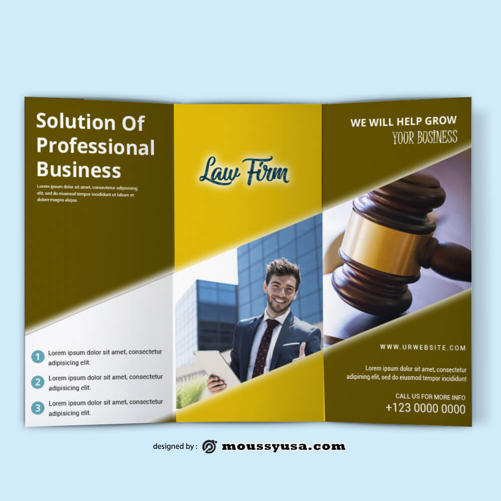 Law Firm Brochure templatess Design