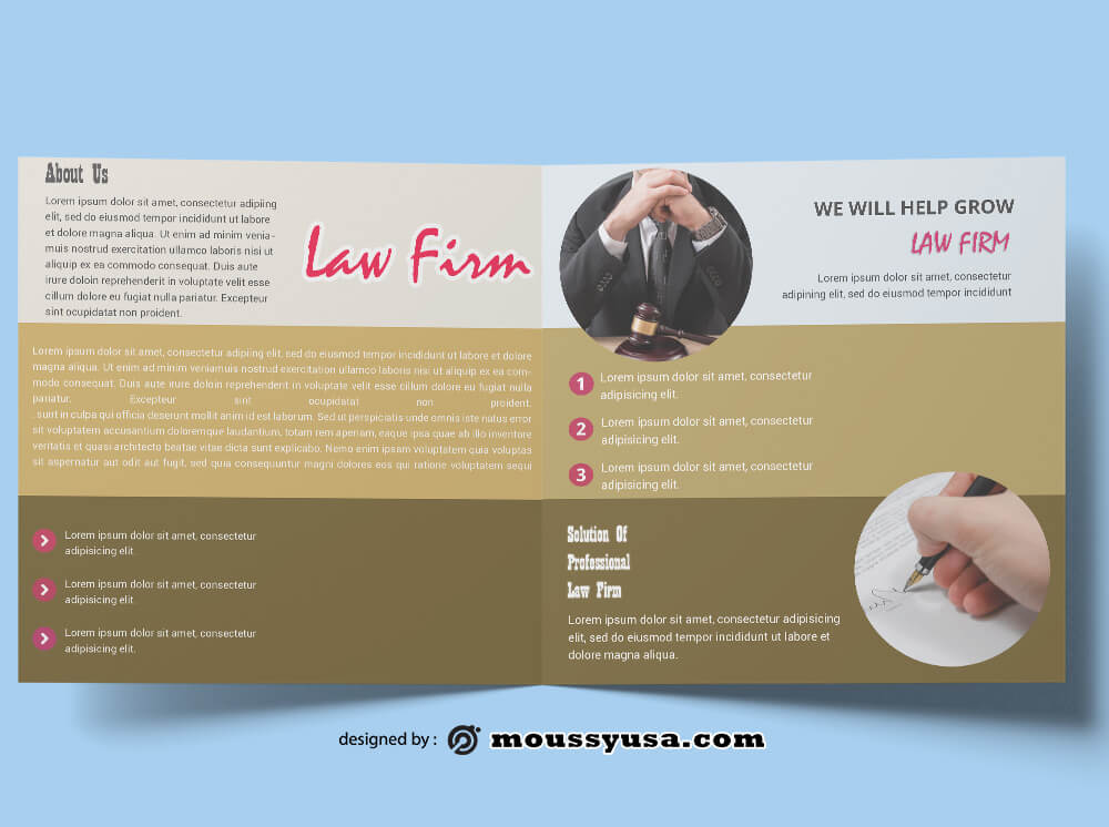 Law Firm Brochure templatess Ideas