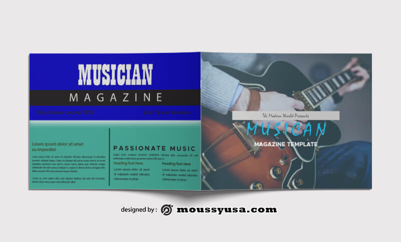 Music Magazine templates Ideas