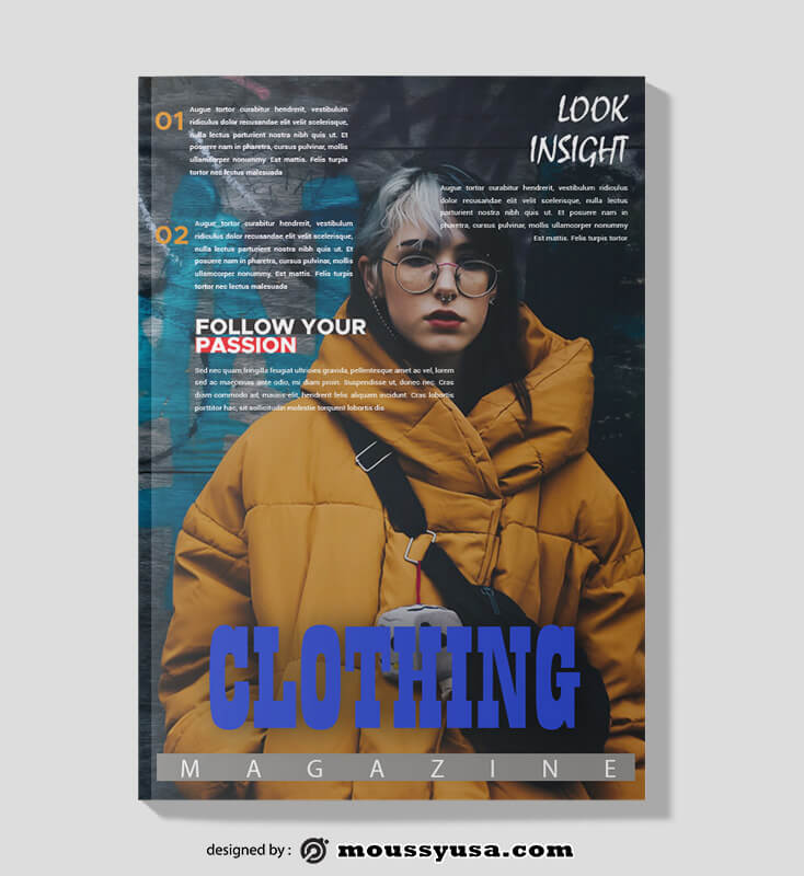 PSD Clothing Magazine templates