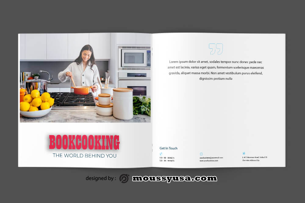 PSD Cookbook Catalog templates