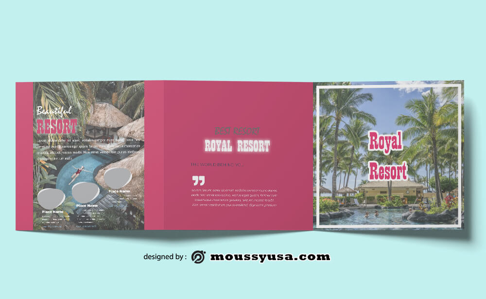 PSD Resort Brochure templates