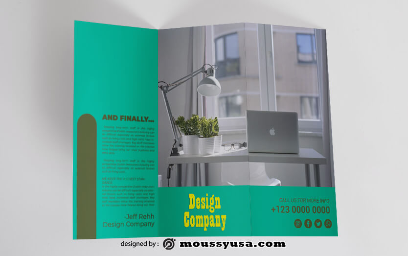 PSD templates For Design Company Brochure
