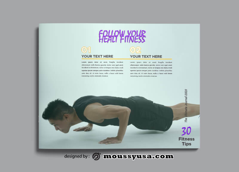 PSD templates For Fitness Magazine