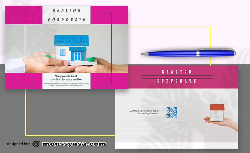 Realtor Postcard templates Design