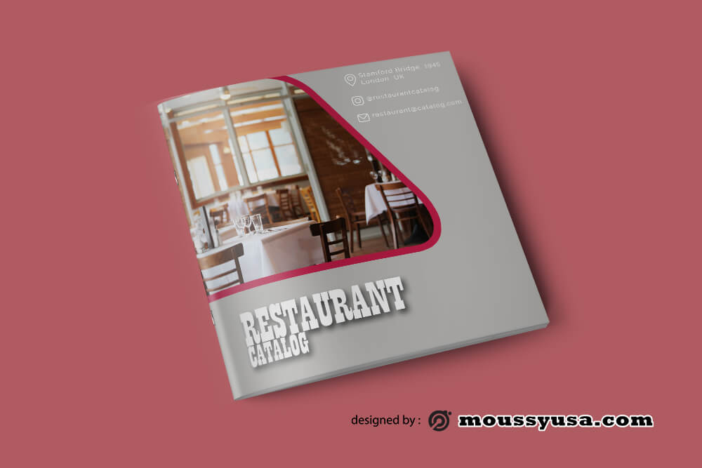 Restaurant Catalog templates Example