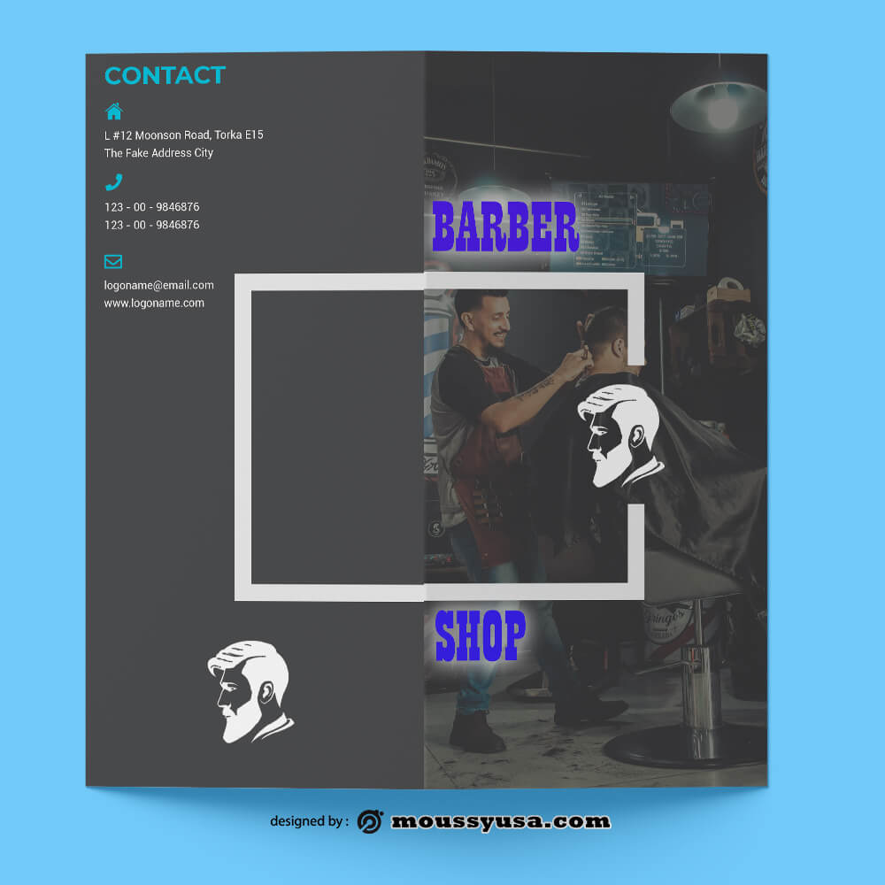 Sample Barbershop Brochure templates