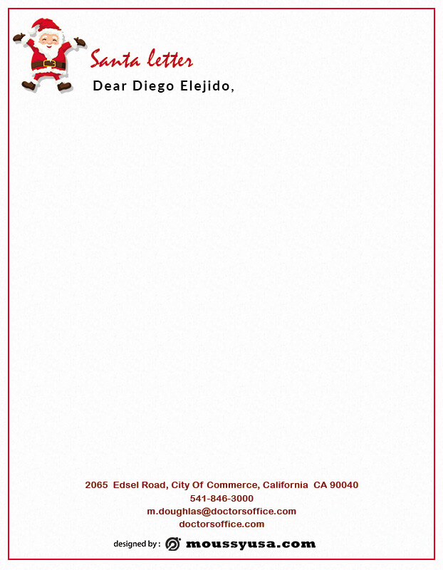 10+ Santa Letter template Ideas | Mous Syusa