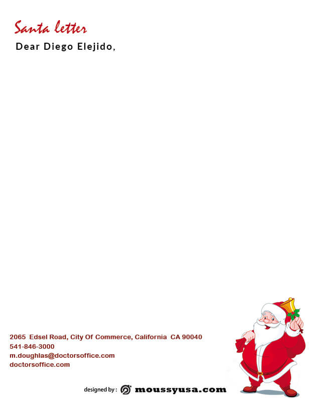 10+ Santa Letter template Ideas | Mous Syusa