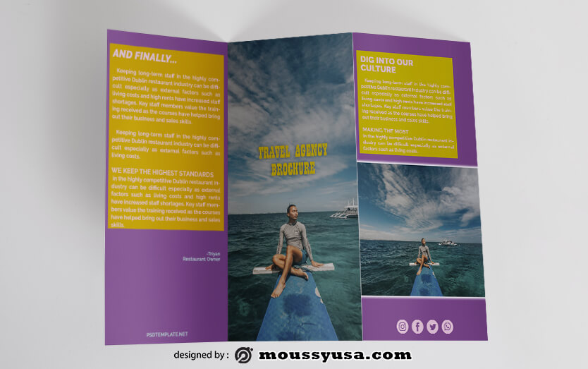 Travel Brochure templates Design