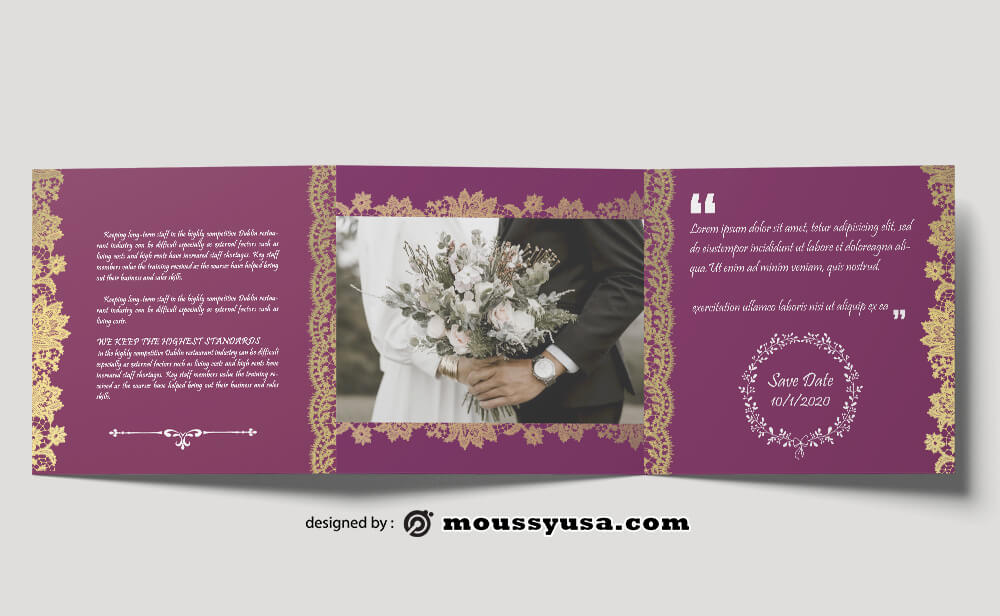 Wedding Planner brochure templates Ideas