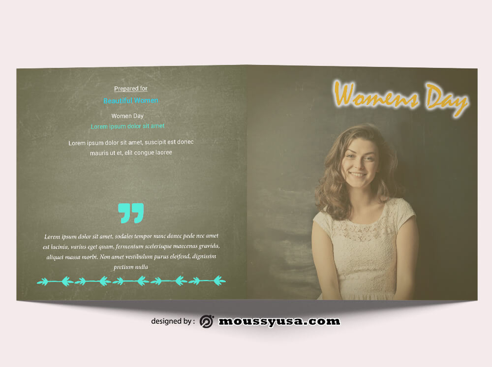 Women Day Brochure Design Ideas